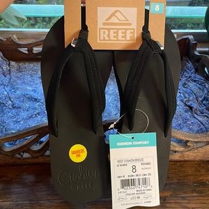 Brand new Reef flip flops size 8